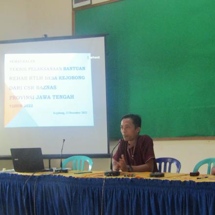 Bimbingan Teknis Pelaksanaan Bantuan Rehab RTLH dari BAZNAS Provinsi Jawa Tengah